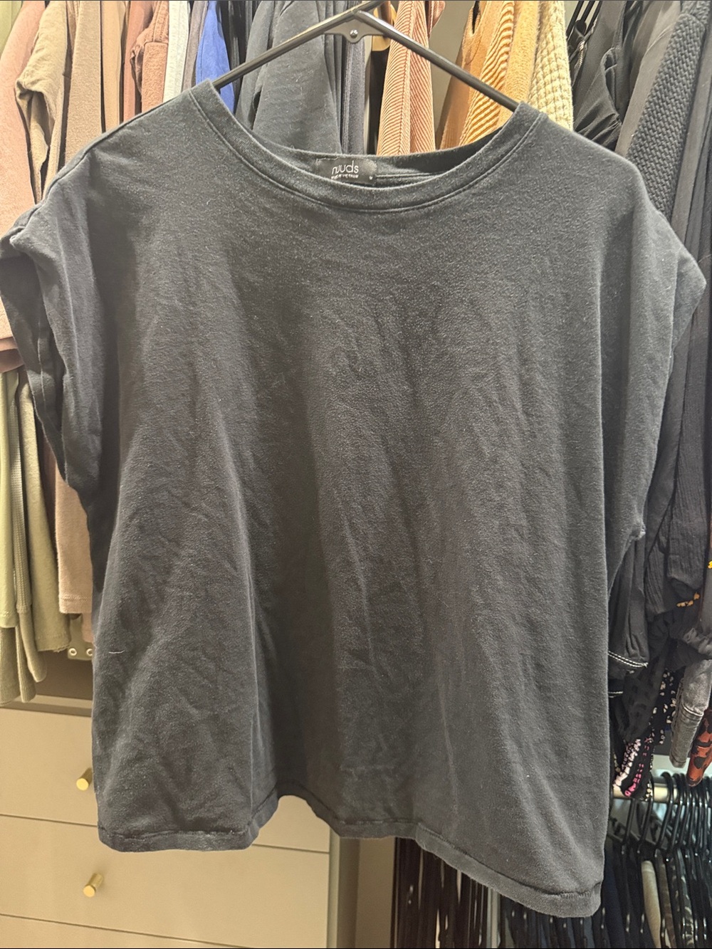 nuuds Black Muscle Tee